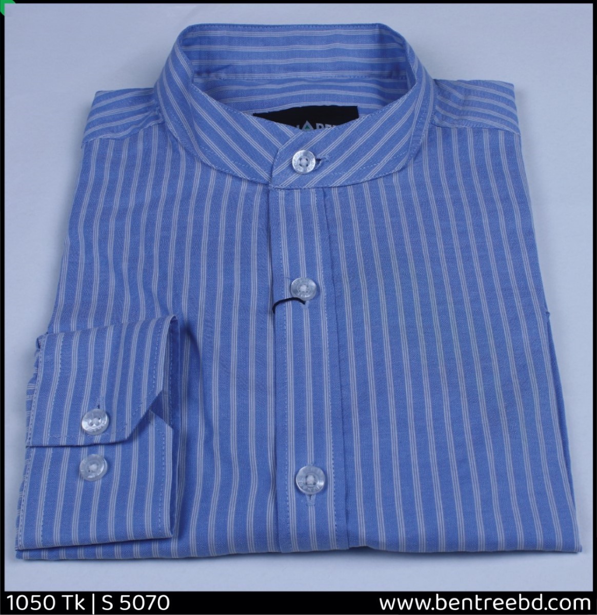 Ban Collar Shirt - 23S 5070 - Bentree
