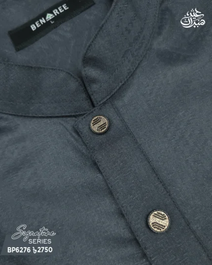 Charcoal Grey Panjabi - P 6276