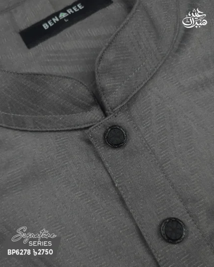 Dark Silver Panjabi - P 6278