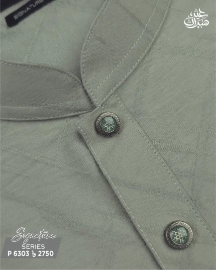Dusty Grey Panjabi - P 6303