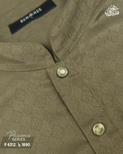 khakee olive Panjabi - P 6312
