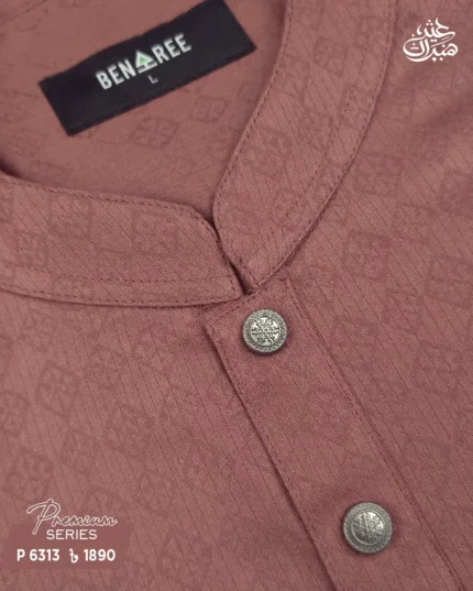 Dusty rose Panjabi - P 6313