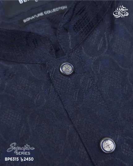 Deep Navy Blue Panjabi - P 6315