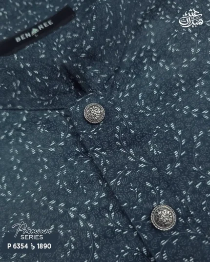 Sea Moss Print Panjabi - P 6354