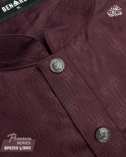 Maroon Panjabi - P 6359