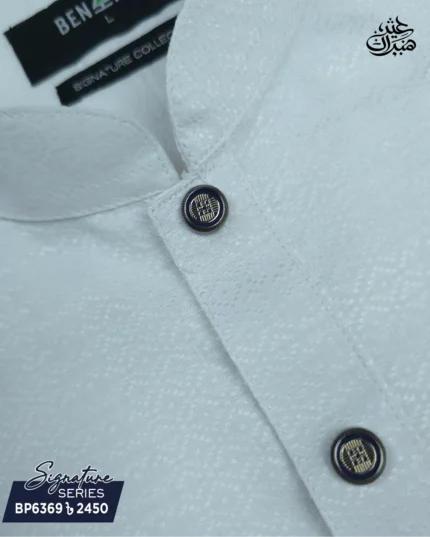 White Panjabi - P 6369